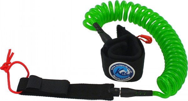 KAI SPORTS PRO 8MM COILED SUP LEASH - ANKLE CUFF ERS